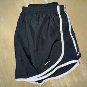 Nike Black Running Shorts with White Accents